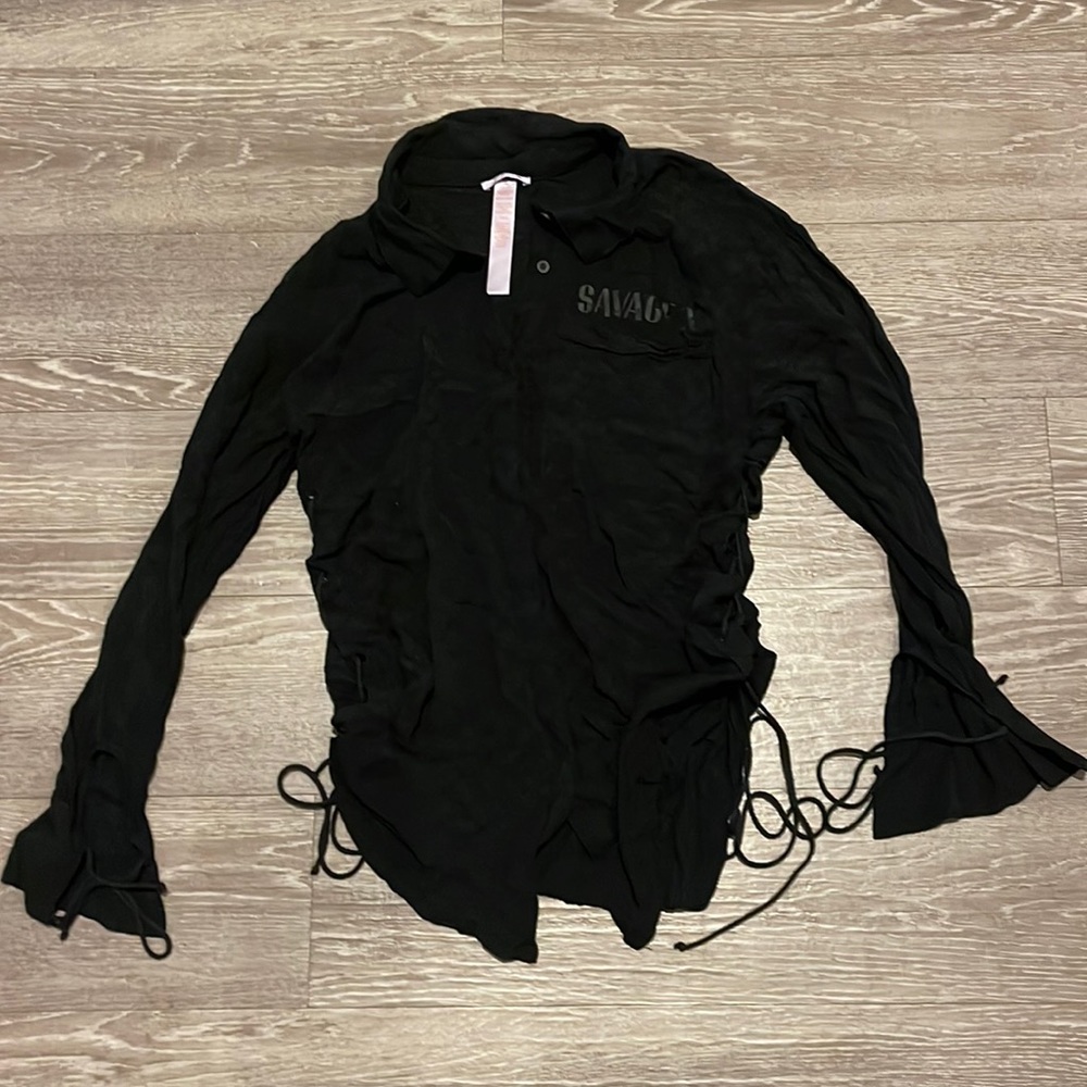Savage X Fenty Logo Sleep Shirt